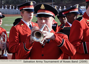 Salvation Army Tournament of Roses Band 2009