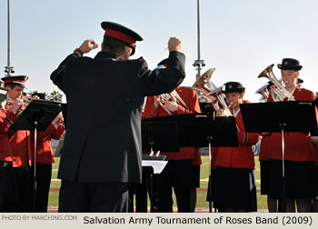 Salvation Army Tournament of Roses Band 2009