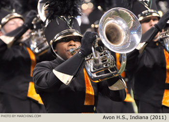 Avon Indiana High School Marching Band 2011