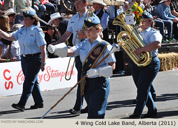 4 Wing Band Cold Lake 2011 Calgary Stampede Parade Photo