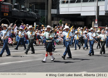 4 Wing Band Cold Lake 2011 Calgary Stampede Parade Photo