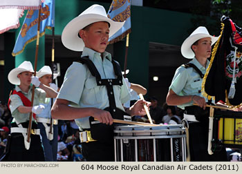 604 Moose Royal Canadian Air Cadets 2011 Calgary Stampede Parade Photo