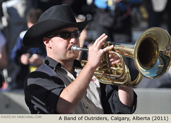 A Band of Outriders Marching Band 2011 Calgary Stampede Parade Photo