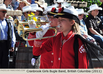 Cranbrook Girls Bugle Band 2011 Calgary Stampede Parade Photo