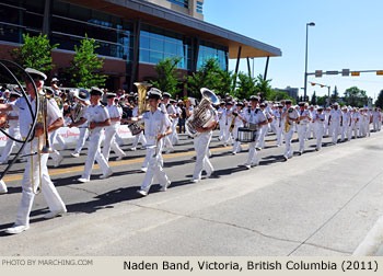 Naden Band of Maritime Forces Marching Band 2011 Calgary Stampede Parade Photo