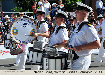 Naden Band of Maritime Forces Marching Band 2011 Calgary Stampede Parade Photo