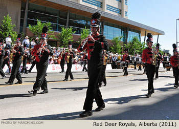 Red Deer Royals Marching Band 2011 Calgary Stampede Parade Photo