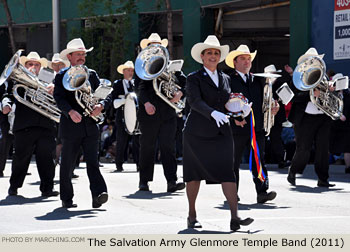 Salvation Army Glenmore Temple Band 2011 Calgary Stampede Parade Photo