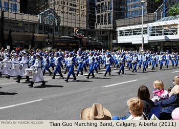 Tian Guo Marching Band 2011 Calgary Stampede Parade Photo