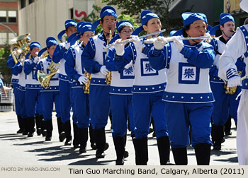 Tian Guo Marching Band 2011 Calgary Stampede Parade Photo