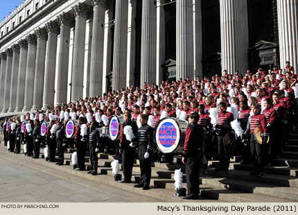 2011 Macy's Thanksgiving Day Parade Photo by Marching.com