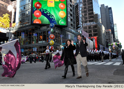 2011 Macy's Thanksgiving Day Parade Photo by Marching.com