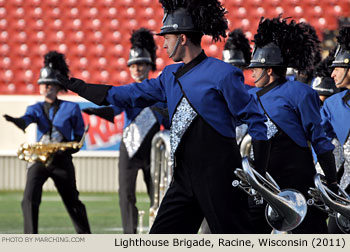 Lighthouse Brigade of Racine Marching Band 2011 MACBDA Photo