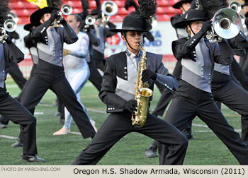 Oregon High School Shadow Armada Marching Band 2011 MACBDA Photo