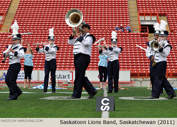 Saskatoon Lions Marching Band 2011 MACBDA Photo