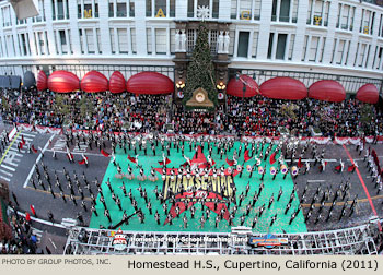 Homestead High School Marching Band, Cupertino, California 2011 Macy's Thanksgiving Day Parade Photo