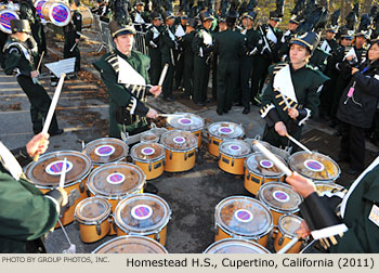 Homestead High School Marching Band, Cupertino, California 2011 Macy's Thanksgiving Day Parade Photo