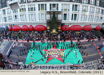 Legacy High School Lightning Marching Band, Broomfield, Colorado 2011 Macy's Thanksgiving Day Parade Photo