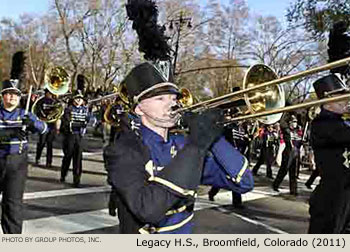 Legacy High School Lightning Marching Band, Broomfield, Colorado 2011 Macy's Thanksgiving Day Parade Photo