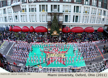 Miami University Marching Band, Oxford, Ohio 2011 Macy's Thanksgiving Day Parade Photo