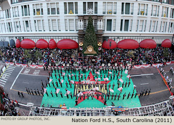 Nation Ford High School Marching Band, Fort Mill, South Carolina 2011 Macy's Thanksgiving Day Parade Photo