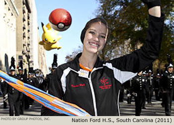 Nation Ford High School Marching Band, Fort Mill, South Carolina 2011 Macy's Thanksgiving Day Parade Photo