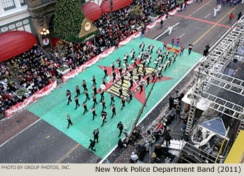 New York Police Department Band 2011 Macy's Thanksgiving Day Parade Photo