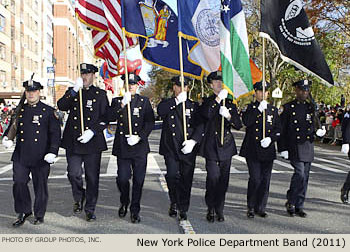 New York Police Department Band 2011 Macy's Thanksgiving Day Parade Photo