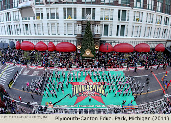 Plymouth-Canton Educational Park Marching Band, Canton, Michigan 2011 Macy's Thanksgiving Day Parade Photo