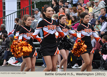 Battle Ground Washington High School Marching Band 2011 Grand Floral Parade Photo