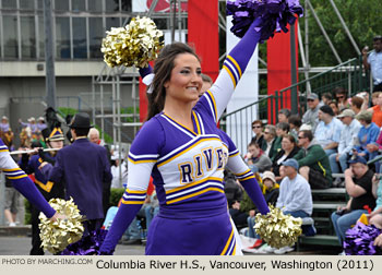 Columbia River Washington High School Marching Band 2011 Grand Floral Parade Photo