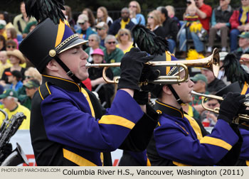 Columbia River Washington High School Marching Band 2011 Grand Floral Parade Photo