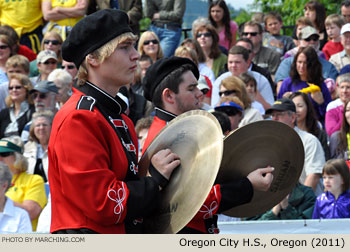 Oregon City High School Marching Band 2011 Grand Floral Parade Photo