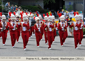 Prairie Washington High School Marching Band 2011 Grand Floral Parade Photo