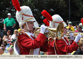 Prairie Washington High School Marching Band 2011 Grand Floral Parade Photo