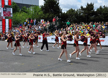 Prairie Washington High School Marching Band 2011 Grand Floral Parade Photo