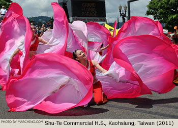 Shu-Te Commercial High School Marching Band Taiwan 2011 Grand Floral Parade Photo