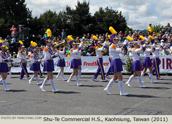 Shu-Te Commercial High School Marching Band Taiwan 2011 Grand Floral Parade Photo