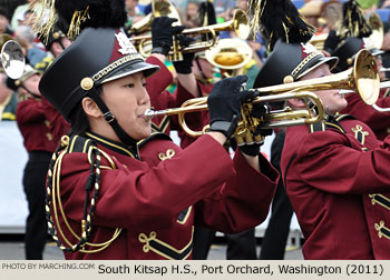 South Kitsap Washington High School Marching Band 2011 Grand Floral Parade Photo