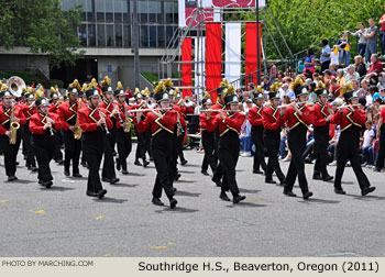 Southridge Oregon High School Marching Band 2011 Grand Floral Parade Photo