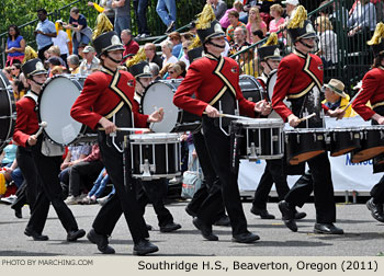 Southridge Oregon High School Marching Band 2011 Grand Floral Parade Photo