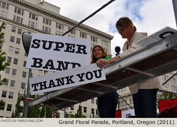 Thank You Marching Band 2011 Grand Floral Parade Photo