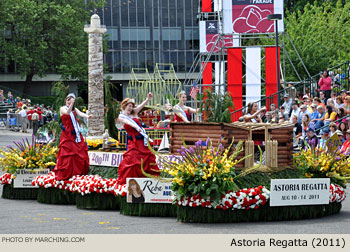 Astoria Regatta Float 2011 Grand Floral Parade Photo