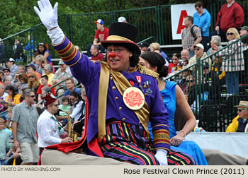 Clown Prince 2011 Grand Floral Parade Photo