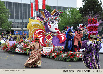 Resers Fine Foods Float 2011 Grand Floral Parade Photo