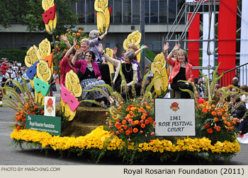 Royal Rosarian Foundation Float 2011 Grand Floral Parade Photo