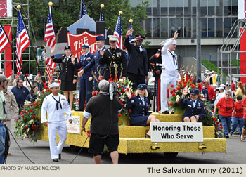 The Salvation Army Float 2011 Grand Floral Parade Photo