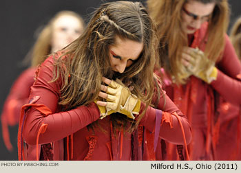 Milford H.S. 2011 WGI World Championships Photo