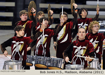 Bob Jones H.S. Madison Alabama 2011 WGI Mid-South Percussion Championships