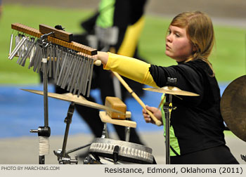 Resistance Indoor Percussion Edmond Oklahoma 2011 WGI Mid-South Percussion Championships